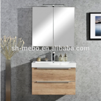 Modern European MDF Wall Hung Bathroom Cabinet Custom Made Modern Luxury Bathroom Furniture